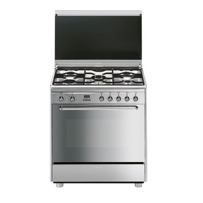 Комбинирана готварска печка 80см - SMEG SCB80MFX5